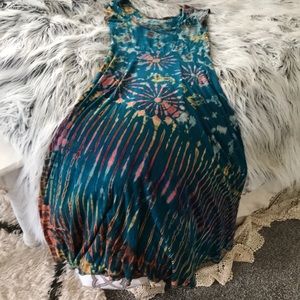 Gypsy rose dress tie dye